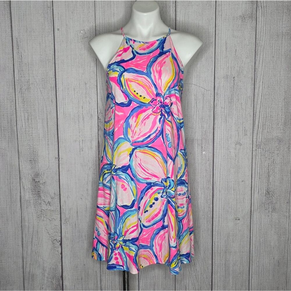 Lilly Pulitzer Margot Swing Dress - “Sunset The Sunny Side" Print, sz Small